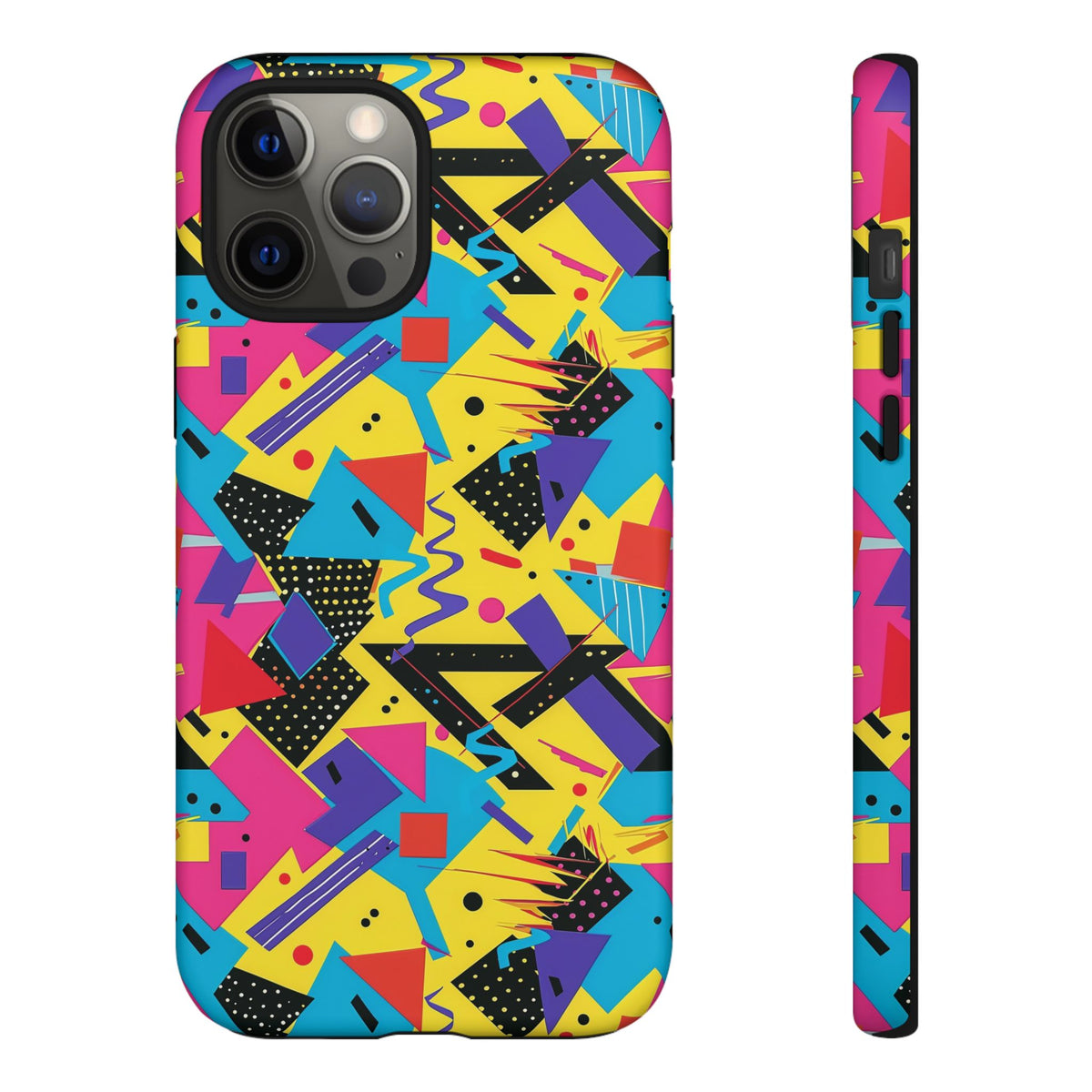 90s Themed Seamless Pattern Phone Case – Embrace Retro Style and Protection 223