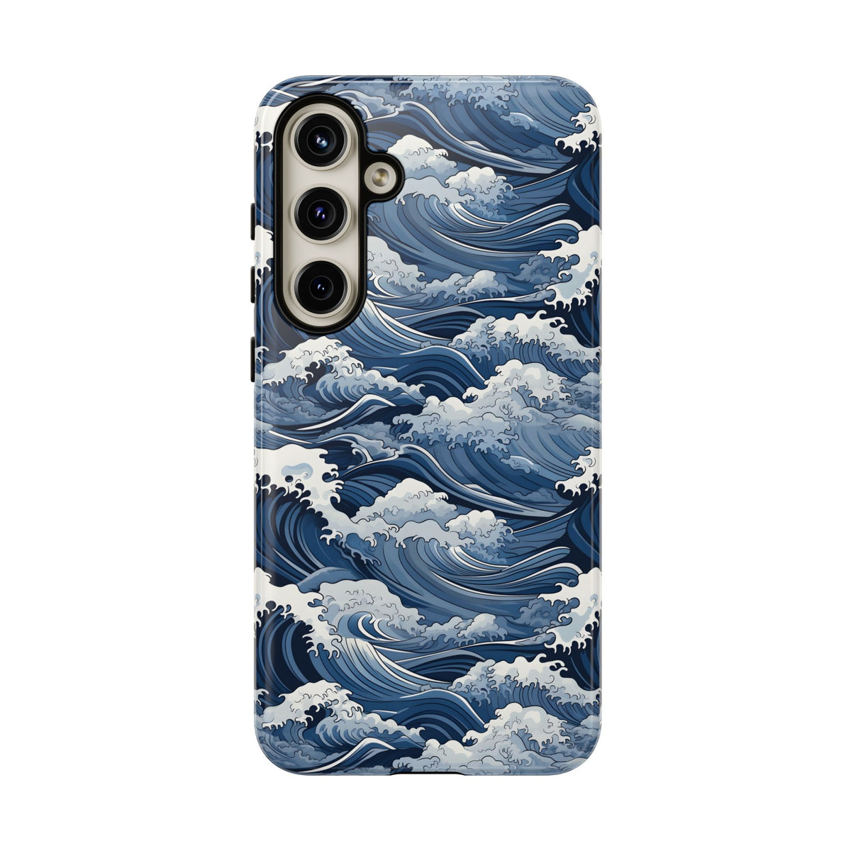 Japanese Waves Phone Case – Embrace Timeless Elegance with Classic Design