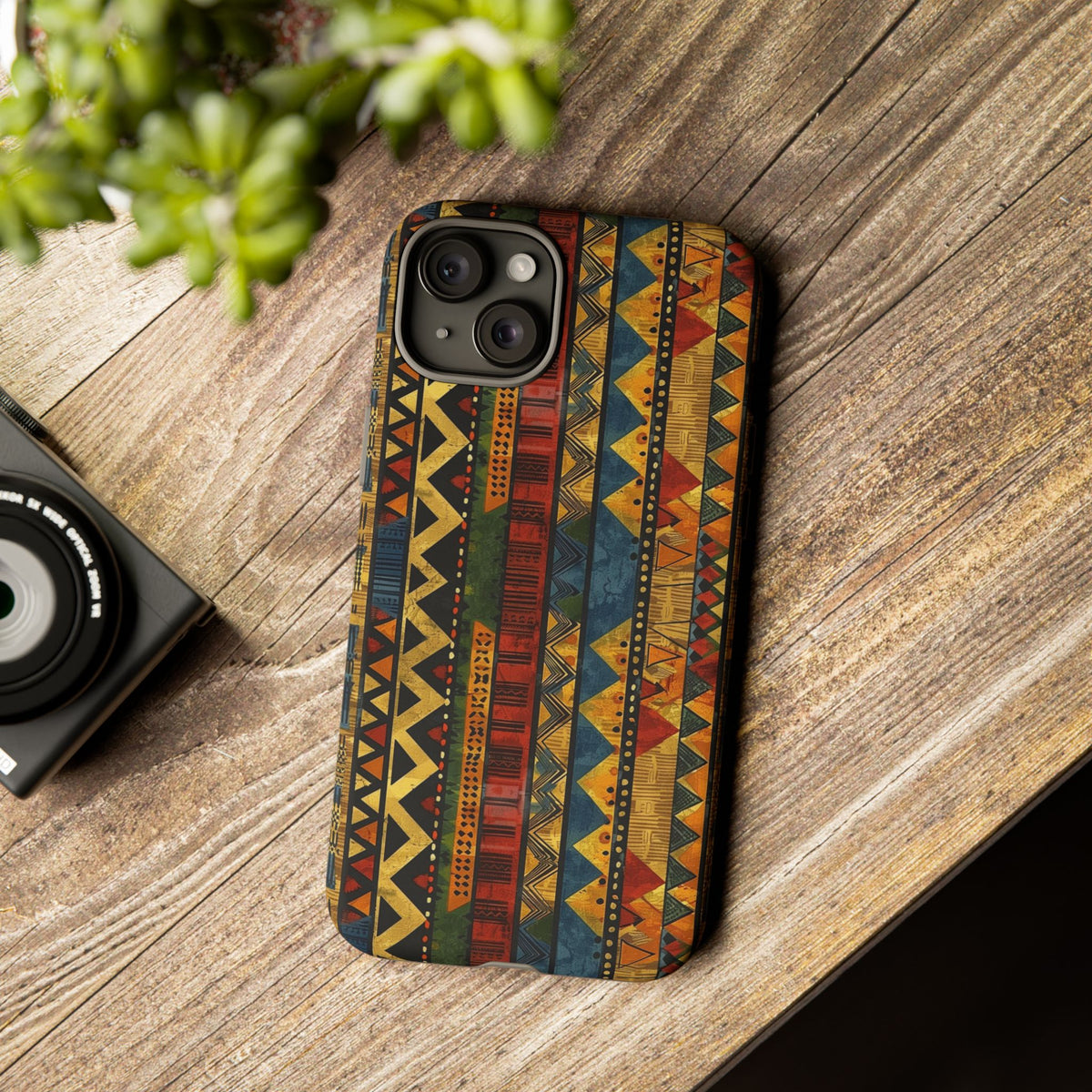 Stylish African Pattern Phone Case – Unique and Vibrant Protection 166