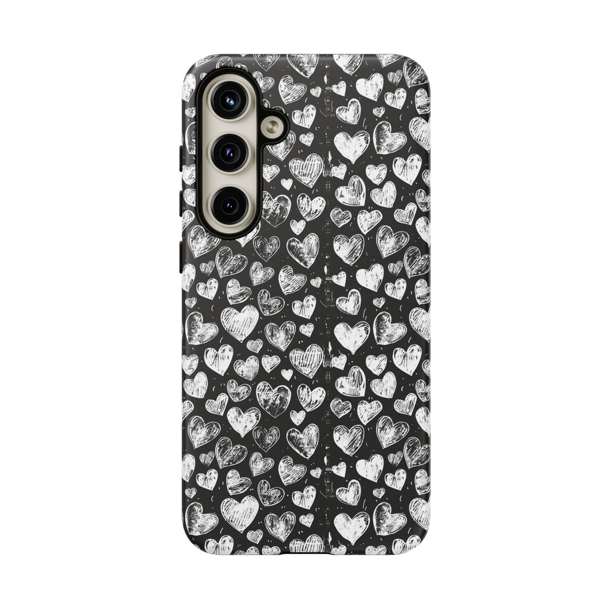 Heart Pattern Phone Case – Stylish & Loving Design for Your Device 815