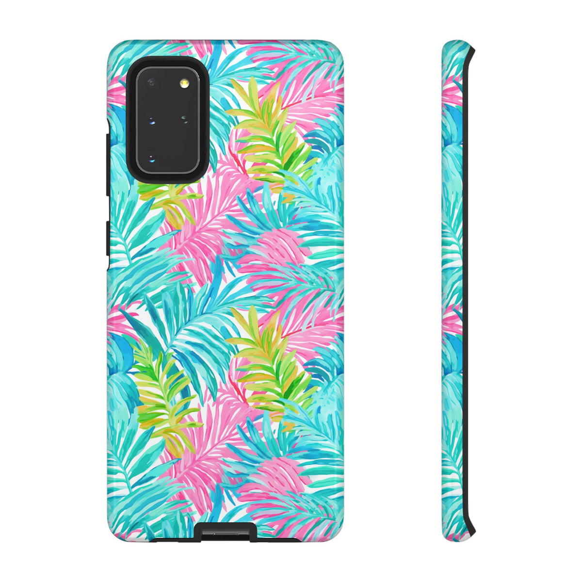 Vibrant Summer Leaves Phone Case – Colorful & Durable Summer Design