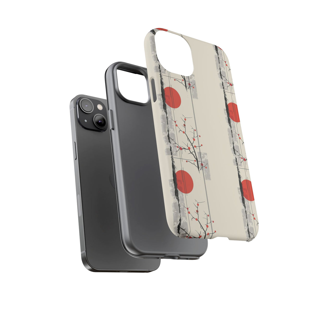 Japanese Pattern Phone Case – Elegant & Timeless Design for Your Phone 004