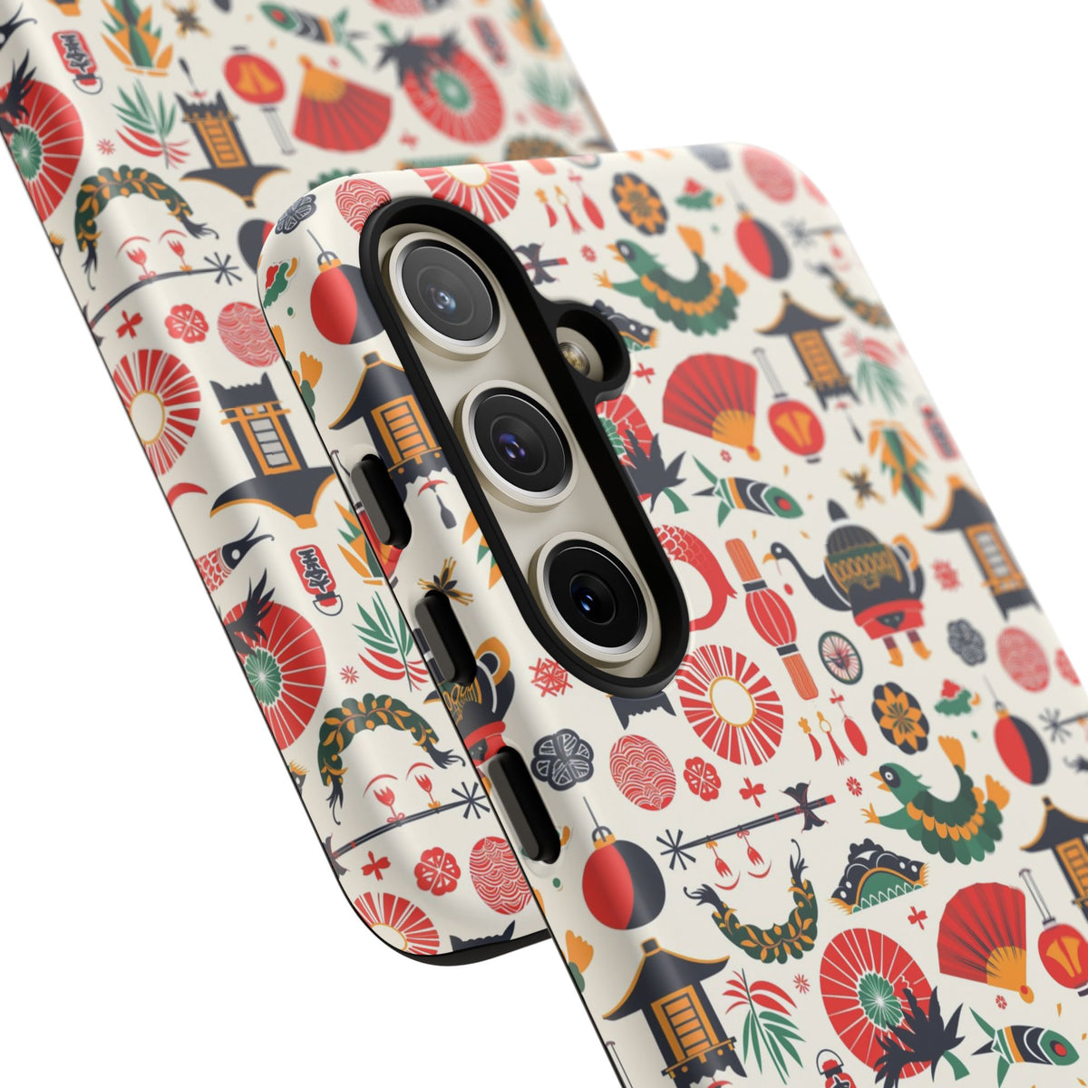 Japanese Pattern Phone Case – Elegant & Timeless Design for Your Phone 461