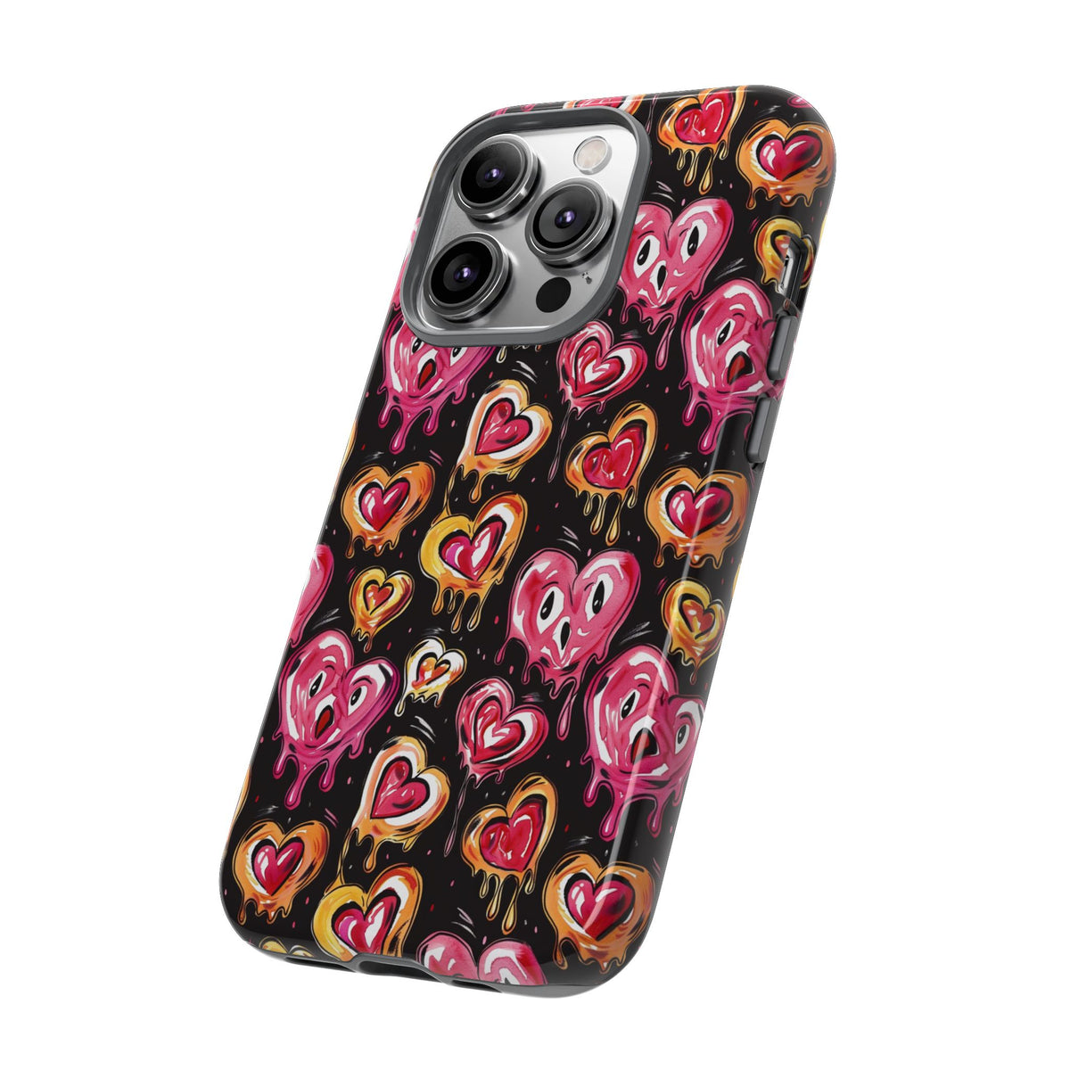 Heart Pattern Phone Case – Stylish & Loving Design for Your Device 361