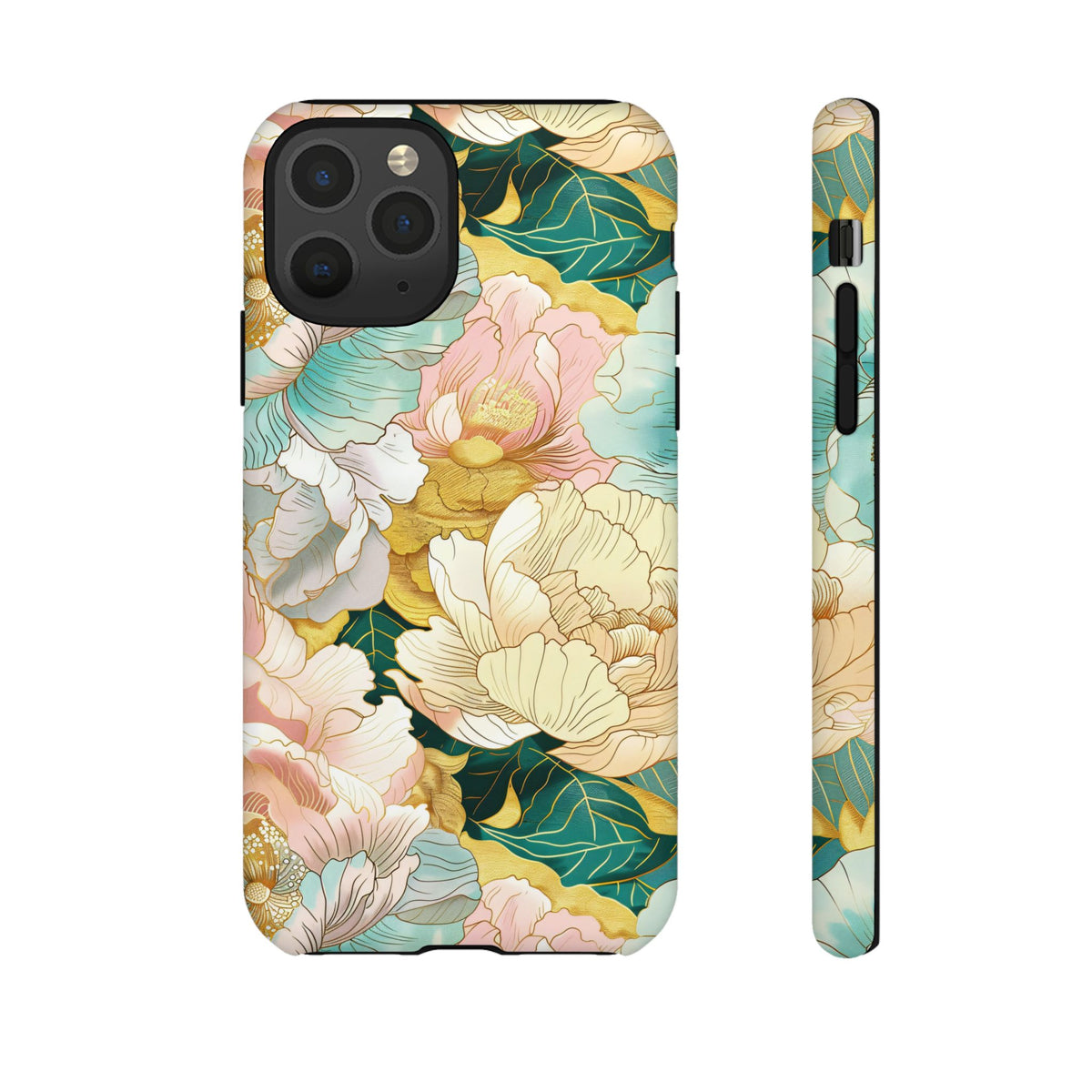 Japanese Blossom Asian Floral Design Phone Case – Elegant Floral Phone Cover