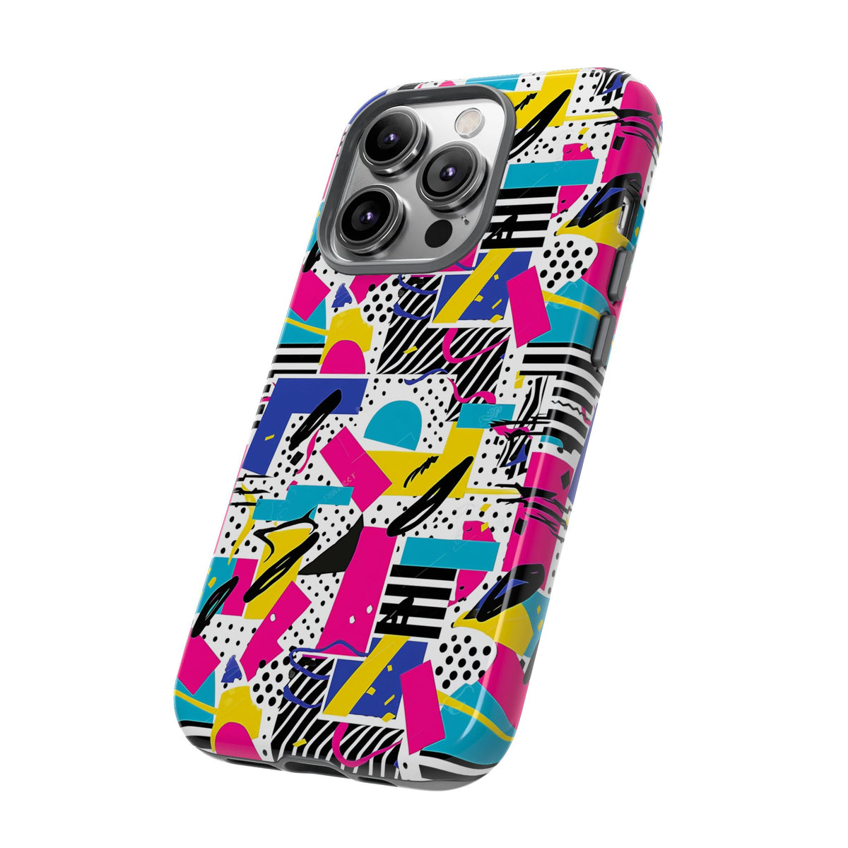 Retro 80s Seamless Phone Case – Vintage Style Meets Modern Protection 258