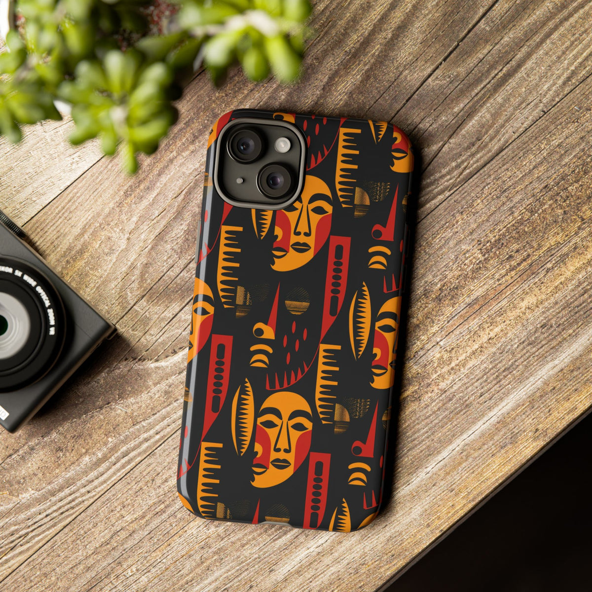 Stylish African Pattern Phone Case – Unique and Vibrant Protection 203