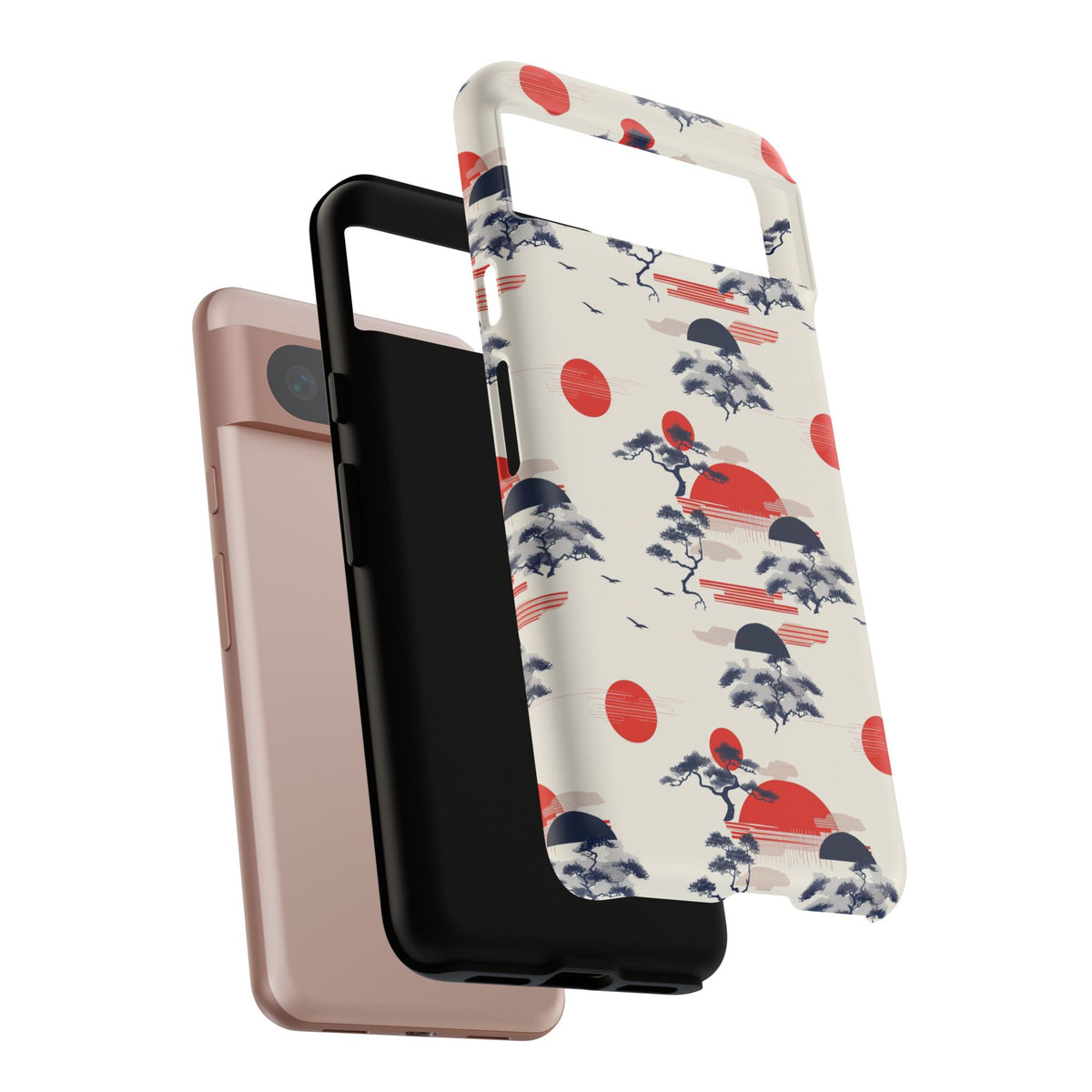 Japanese Pattern Phone Case – Elegant & Timeless Design for Your Phone 047