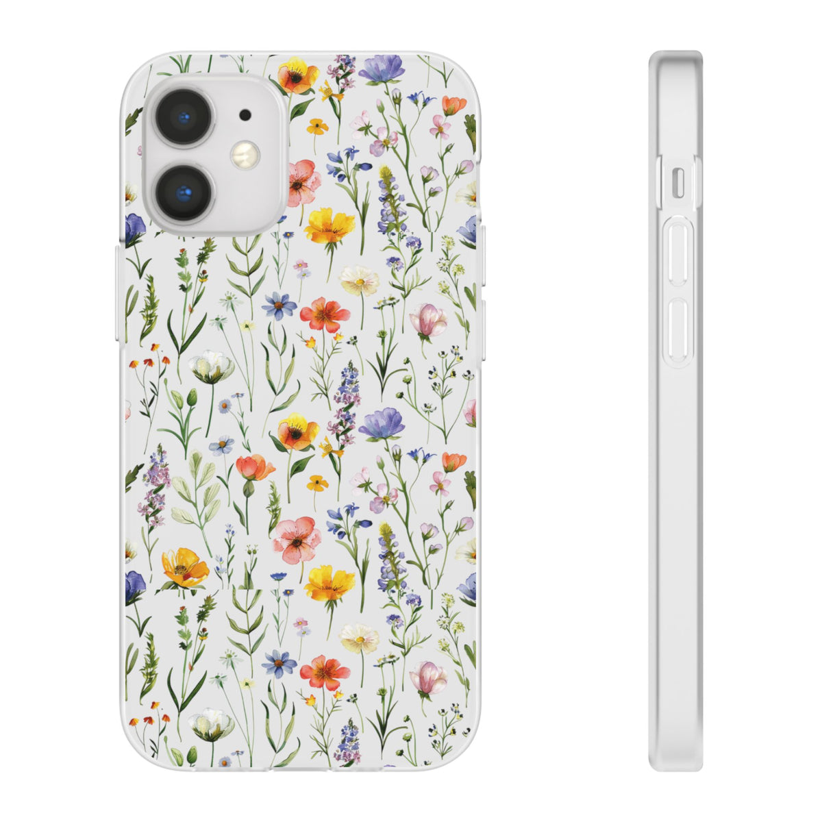 Wildflowers Pattern Phone Case – Embrace Nature with Every Call