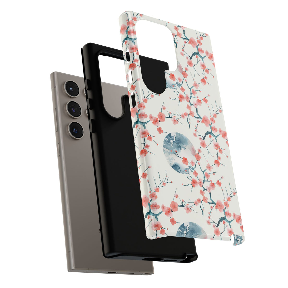 Japanese Pattern Phone Case – Elegant & Timeless Design for Your Phone 081