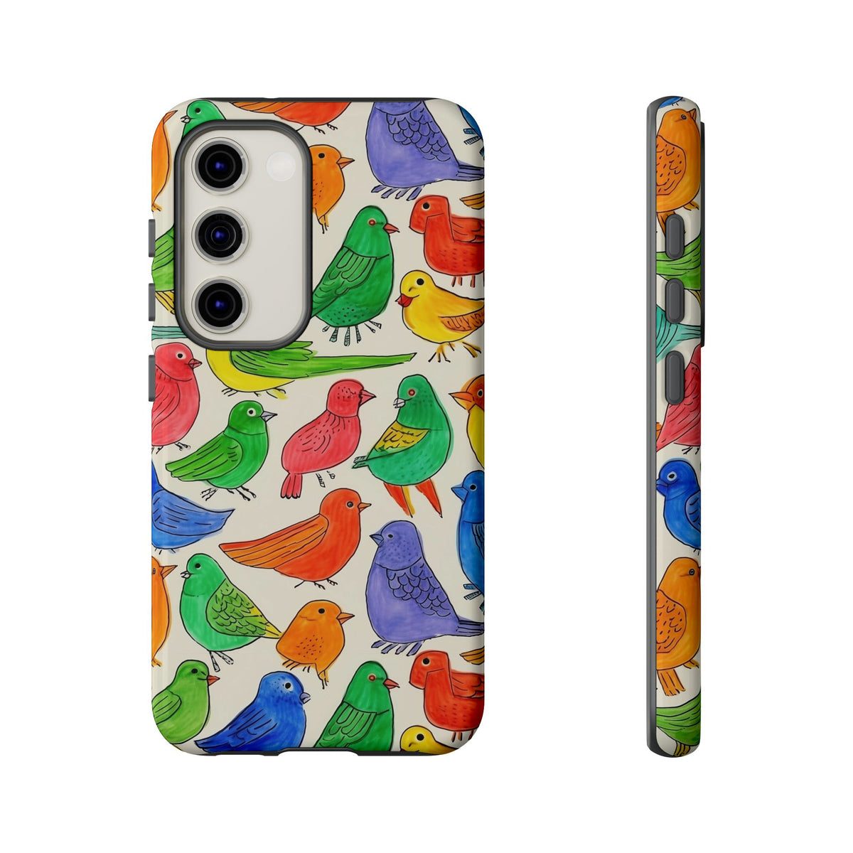 Birds Seamless Pattern Phone Case – Elegant and Timeless Avian Design 2