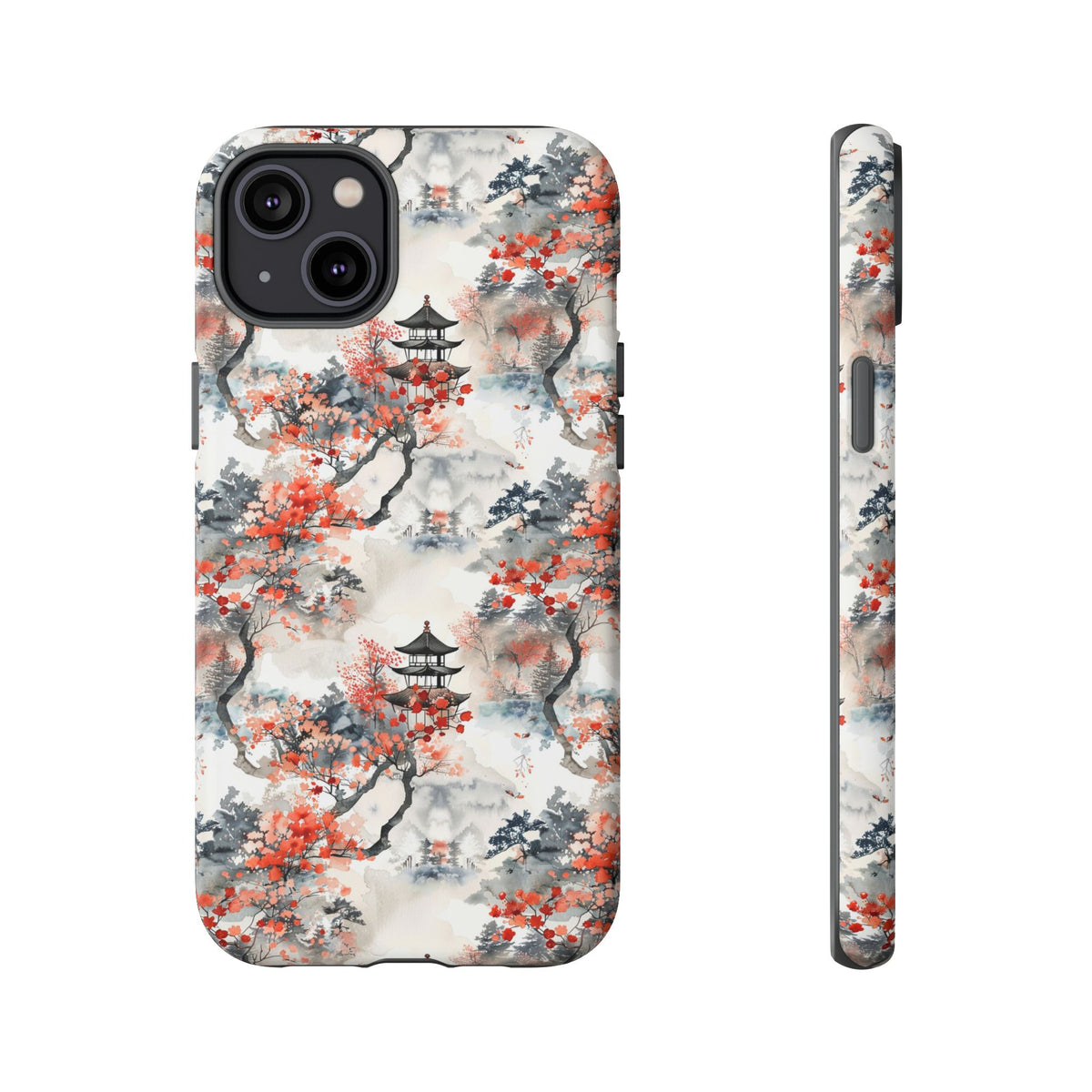 Japanese Pattern Phone Case – Elegant & Timeless Design for Your Phone 096