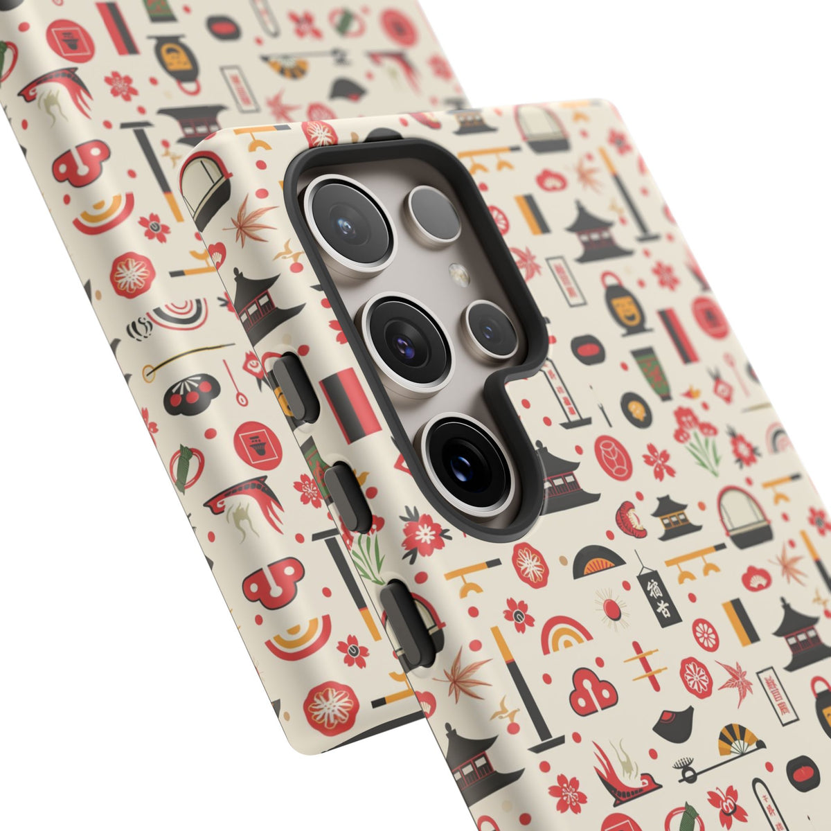 Japanese Pattern Phone Case – Elegant & Timeless Design for Your Phone 100