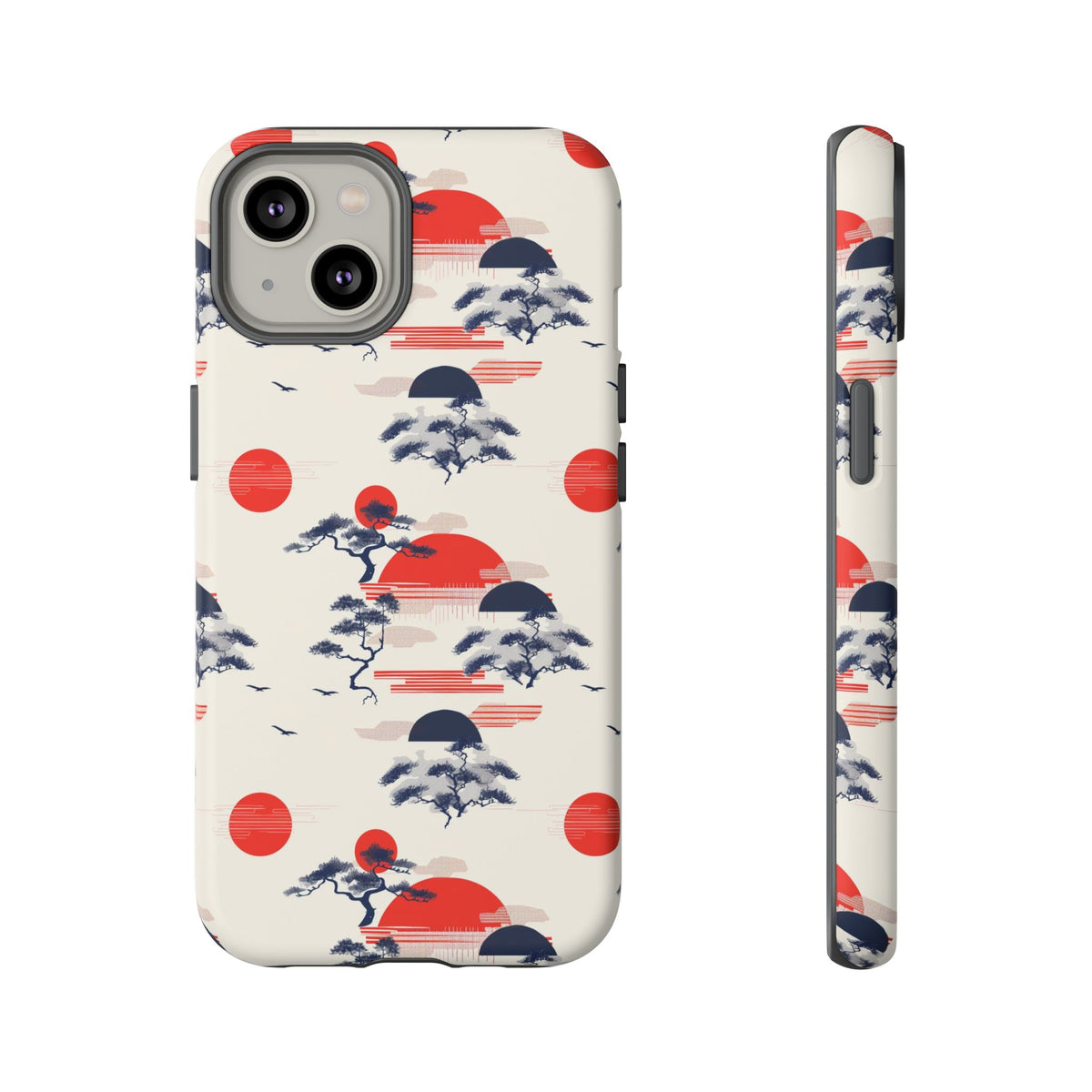 Japanese Pattern Phone Case – Elegant & Timeless Design for Your Phone 047