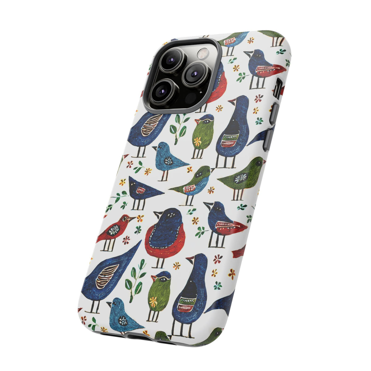 Birds Seamless Pattern Phone Case – Elegant and Timeless Avian Design 12