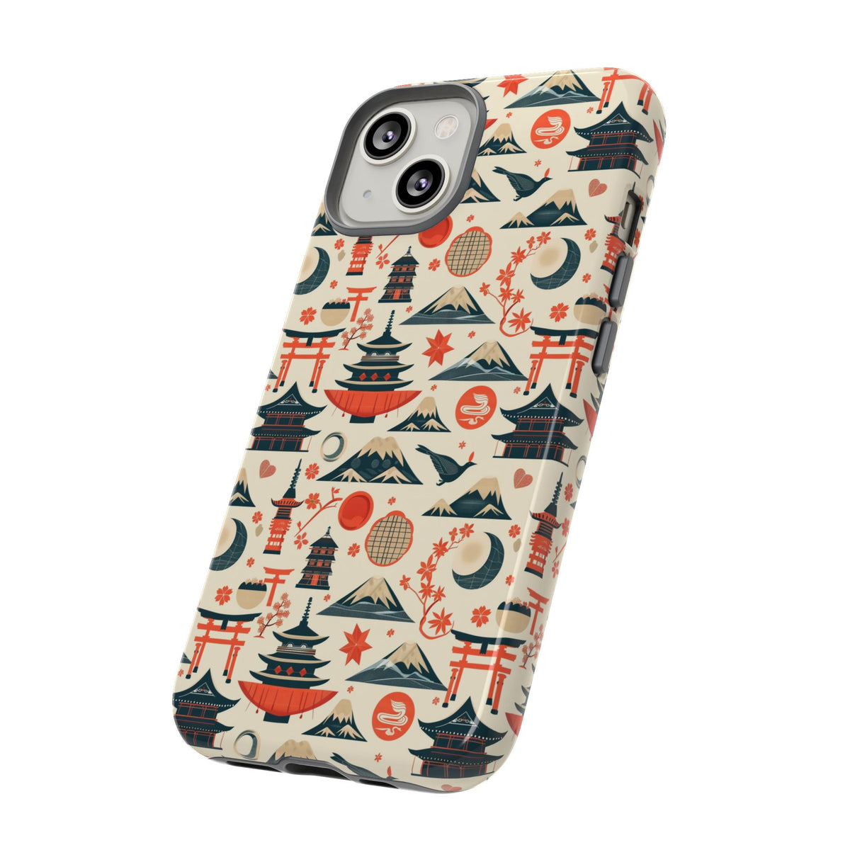 Japanese Pattern Phone Case – Elegant & Timeless Design for Your Phone 140