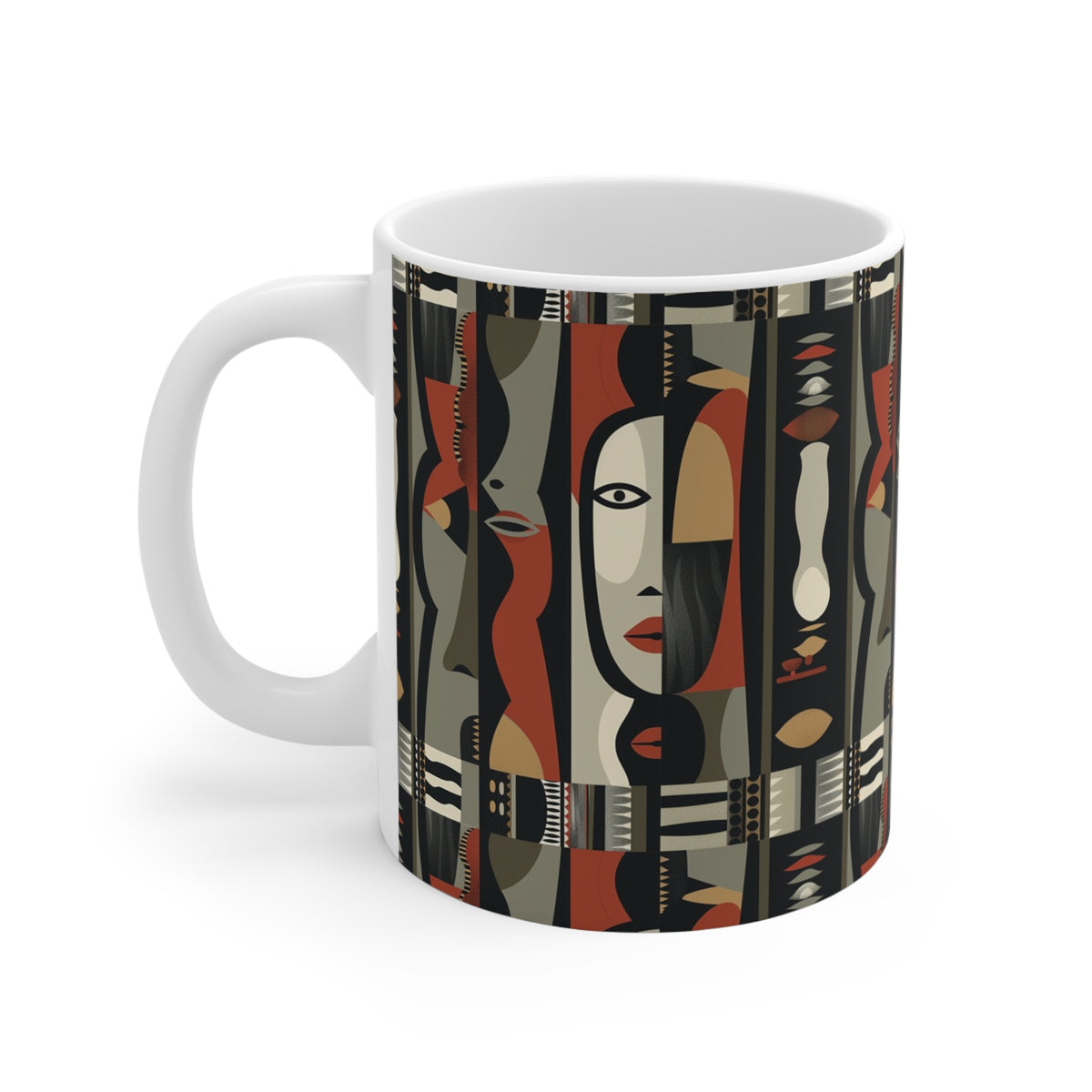 All-Over African Pattern Coffee Mug 604