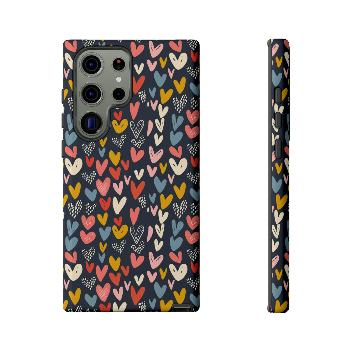 Heart Pattern Phone Case – Stylish & Loving Design for Your Device 816