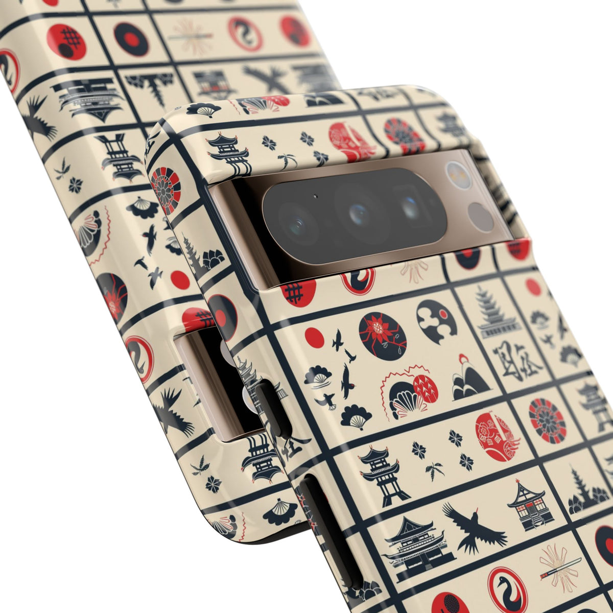 Japanese Pattern Phone Case – Elegant & Timeless Design for Your Phone 099