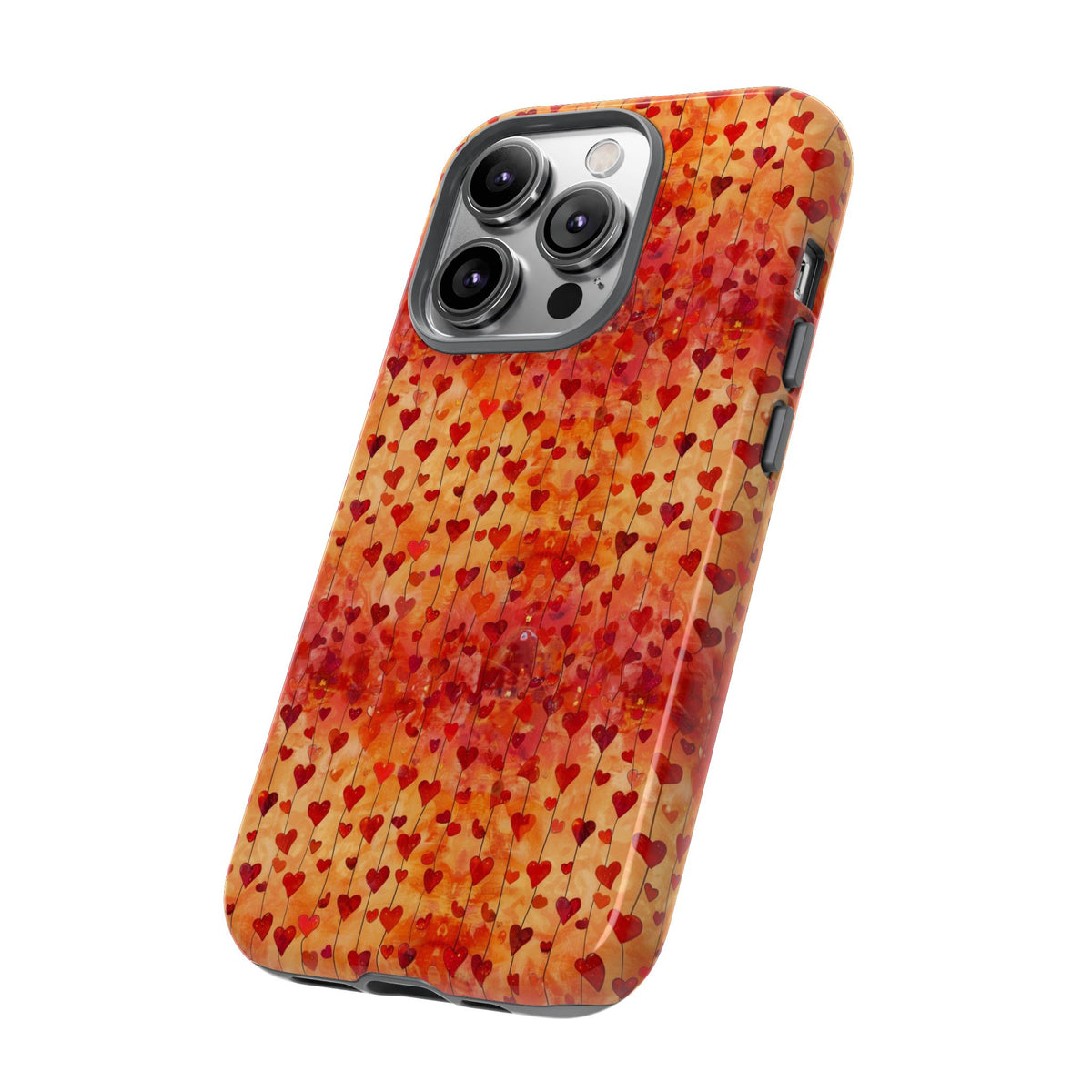 Heart Pattern Phone Case – Stylish & Loving Design for Your Device 827