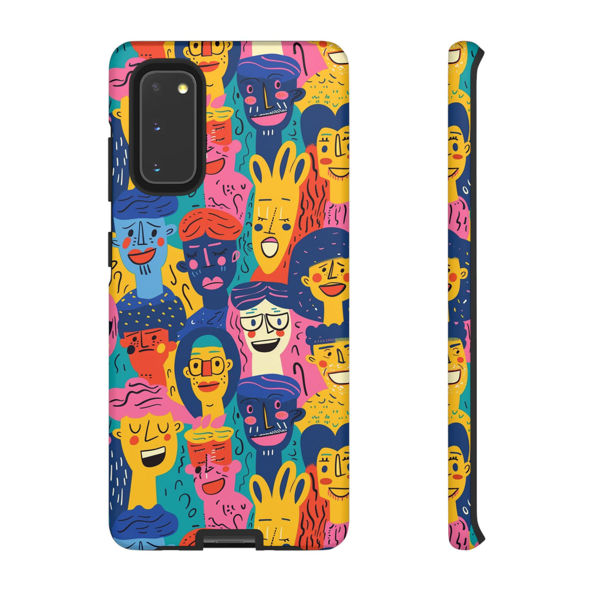 Happy Faces Phone Case – Joyful and Cheerful Design for a Bright Look 6