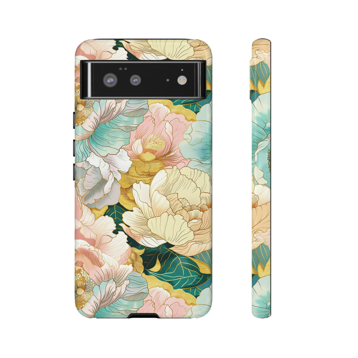 Japanese Blossom Asian Floral Design Phone Case – Elegant Floral Phone Cover