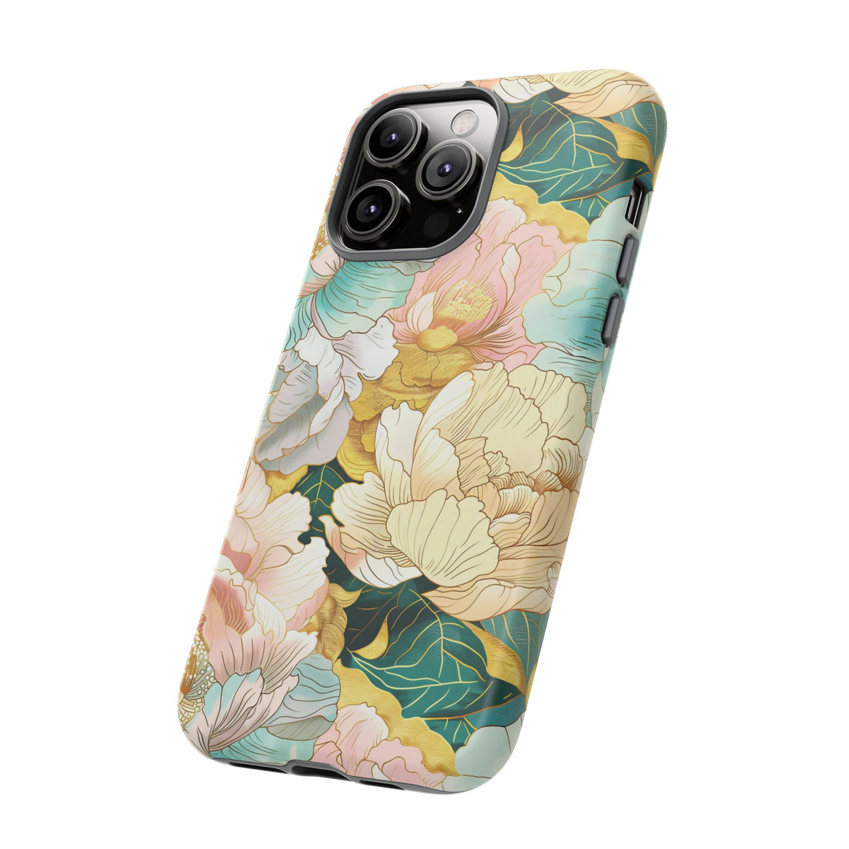 Japanese Blossom Asian Floral Design Phone Case – Elegant Floral Phone Cover