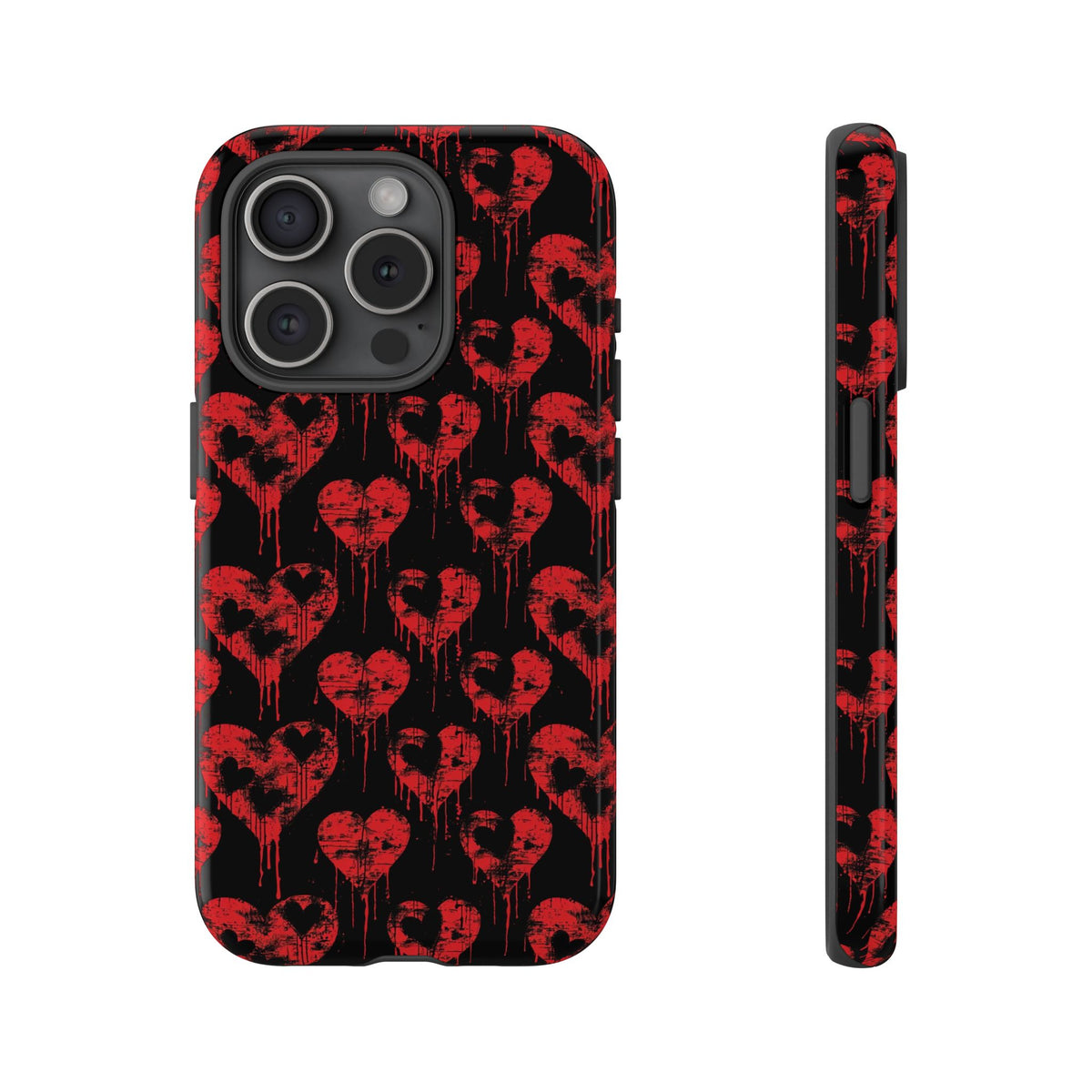 Heart Pattern Phone Case – Stylish & Loving Design for Your Device 367