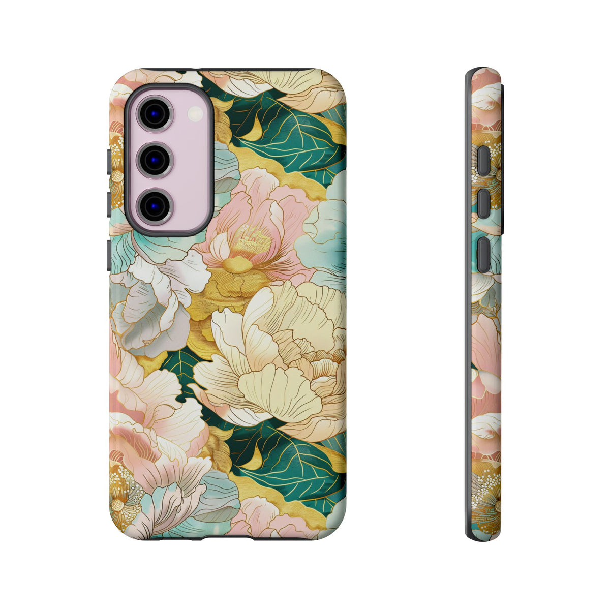 Japanese Blossom Asian Floral Design Phone Case – Elegant Floral Phone Cover