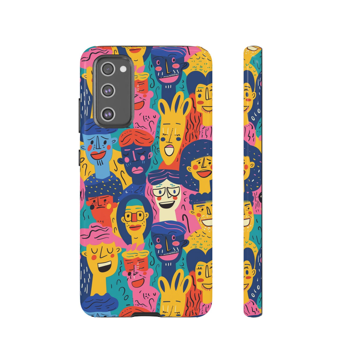 Happy Faces Phone Case – Joyful and Cheerful Design for a Bright Look 6