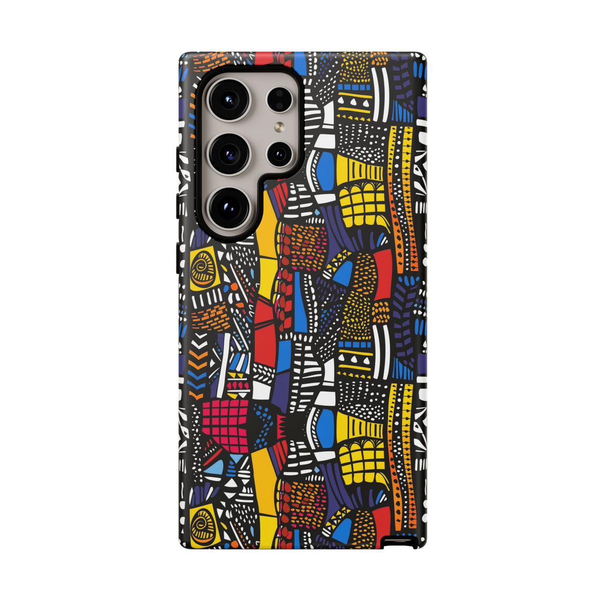 Stylish African Pattern Phone Case – Unique and Vibrant Protection 201