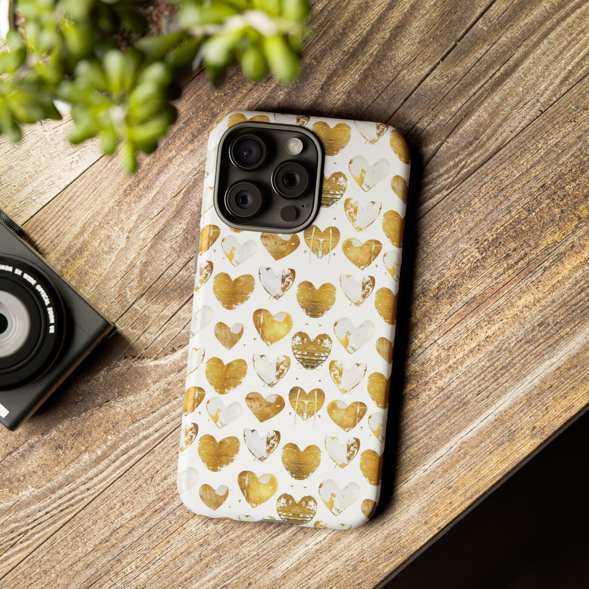 Heart Pattern Phone Case – Stylish & Loving Design for Your Device 369