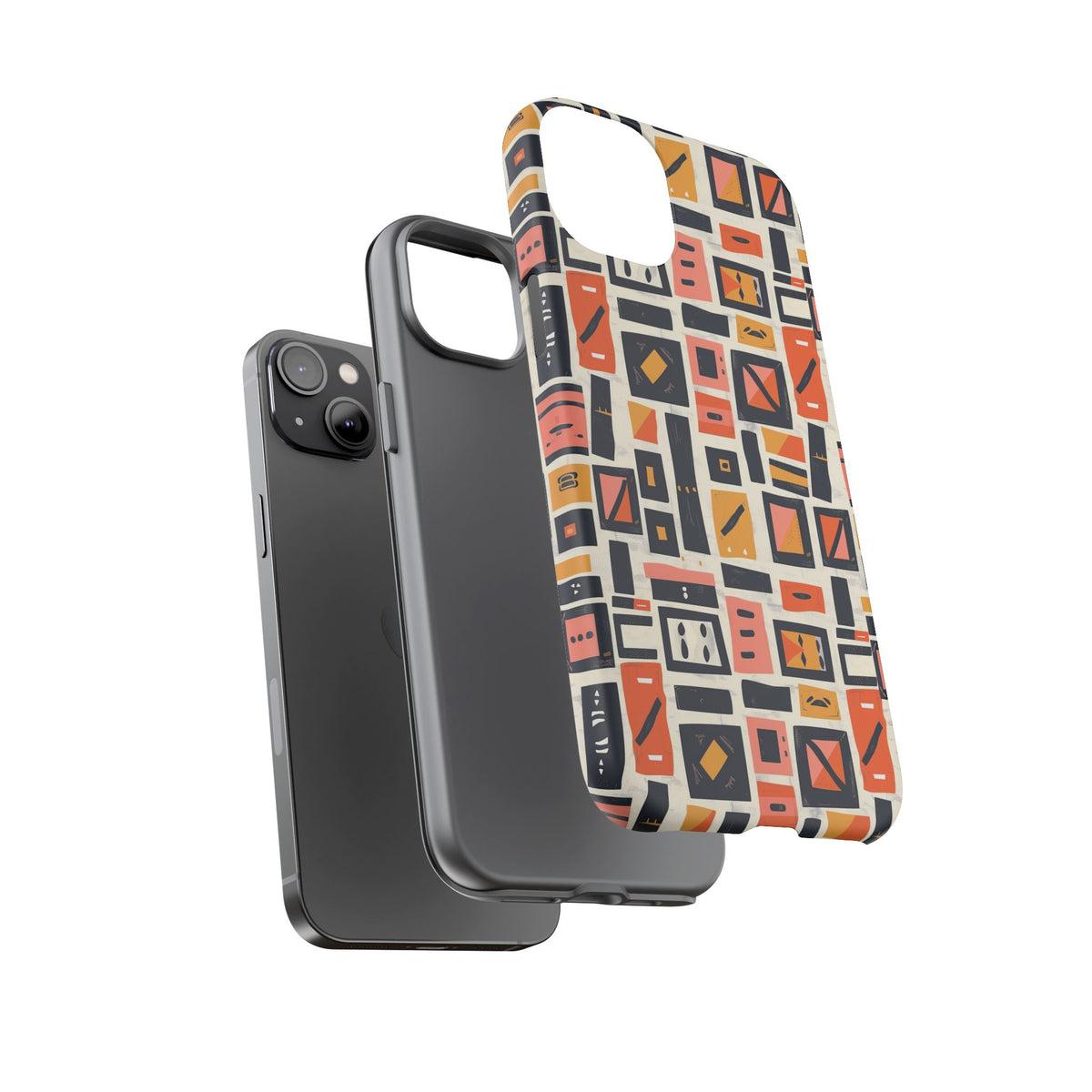 Stylish African Pattern Phone Case – Unique and Vibrant Protection 087