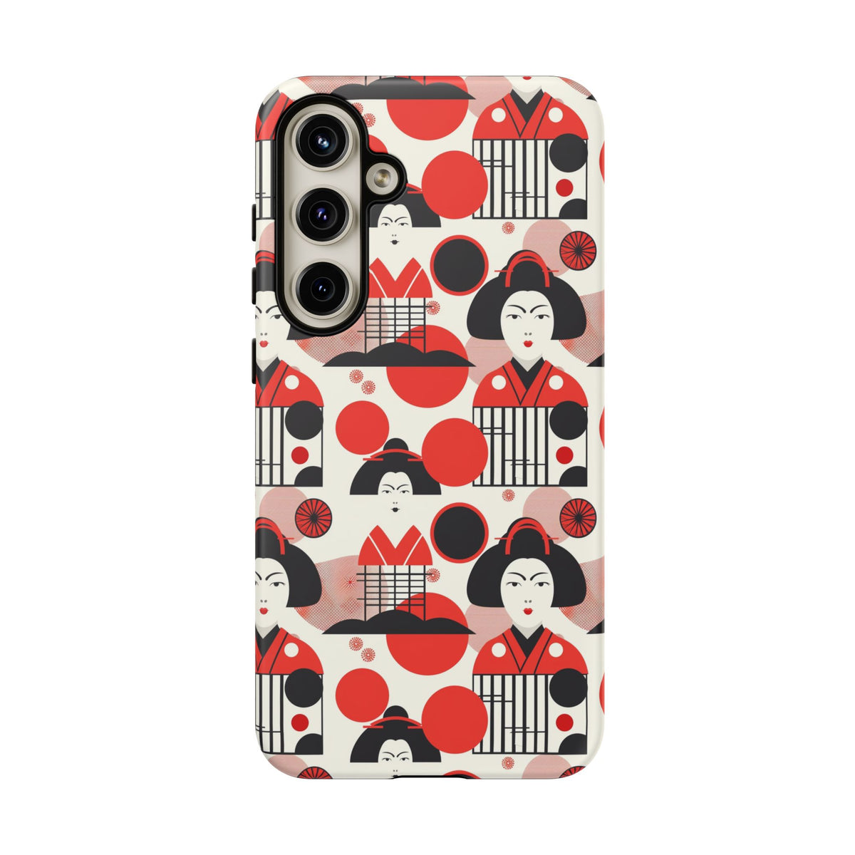 Japanese Pattern Phone Case – Elegant & Timeless Design for Your Phone 018