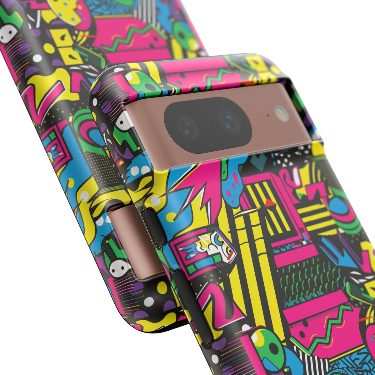 Retro 80s Seamless Phone Case – Vintage Style Meets Modern Protection 146