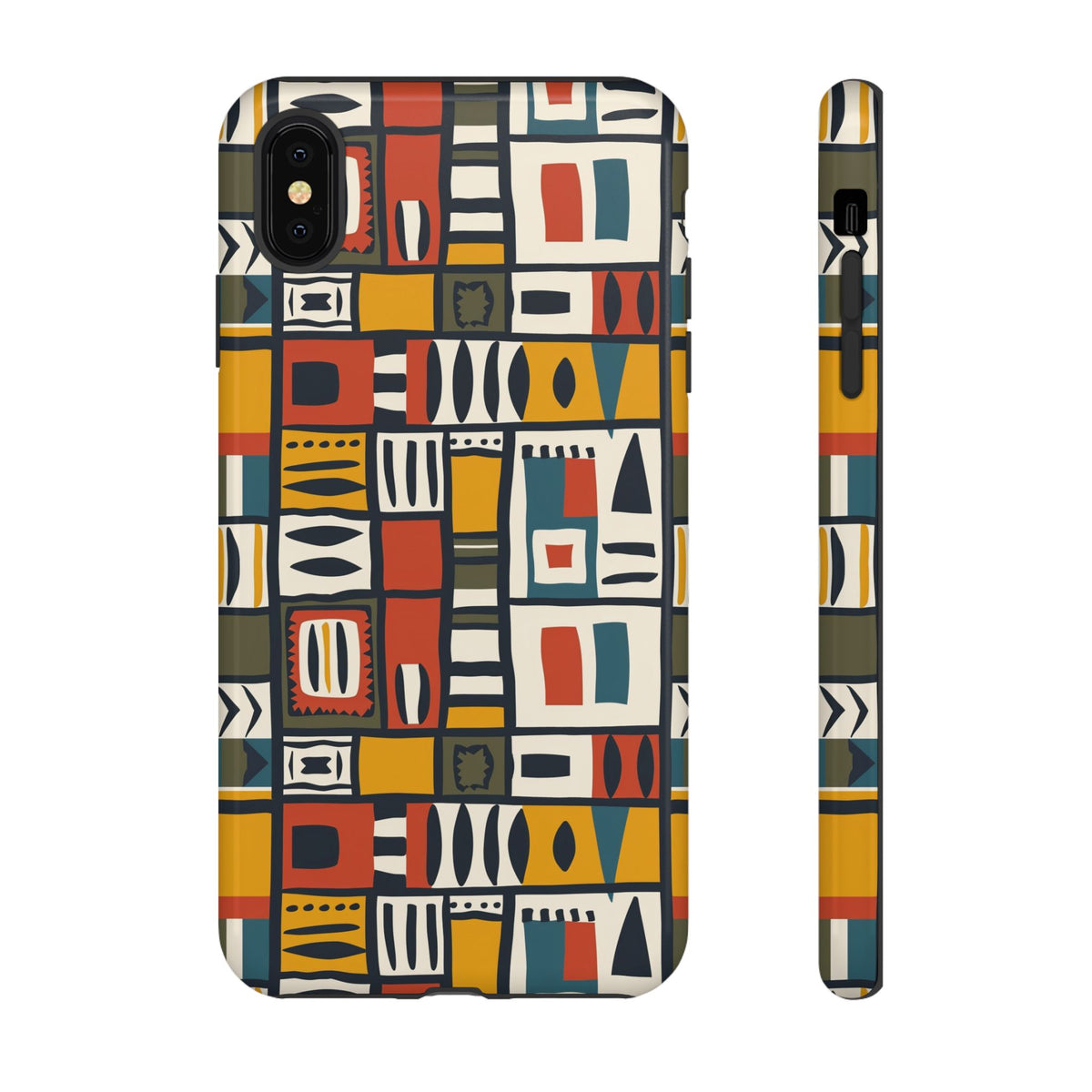 Stylish African Pattern Phone Case – Unique and Vibrant Protection 013