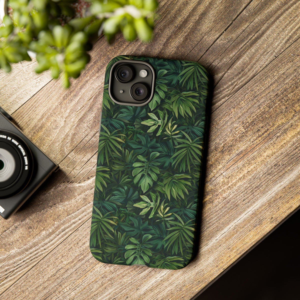 Jungle Pattern Phone Case – Exotic & Lush Design for Your Phone 322