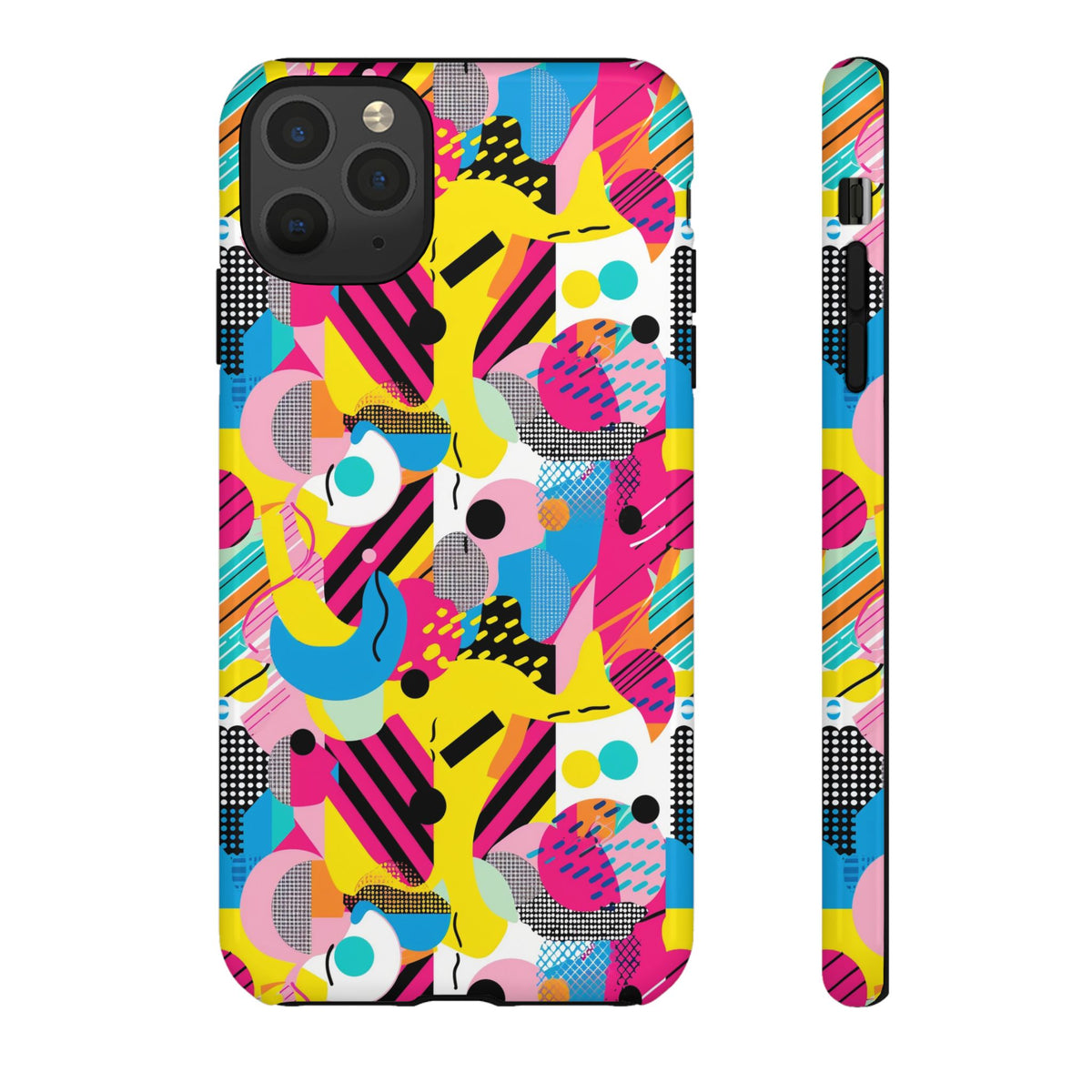 Retro 80s Seamless Phone Case – Vintage Style Meets Modern Protection 091