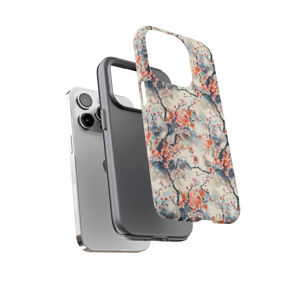 Japanese Pattern Phone Case – Elegant & Timeless Design for Your Phone 039