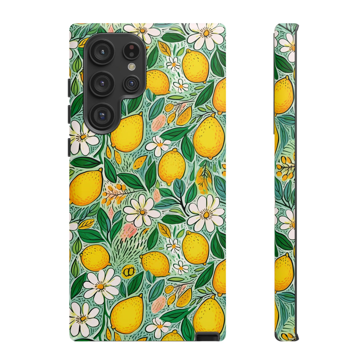 Cute Summer Lemons Phone Case – Refreshing Citrus Design for Your Phone 3