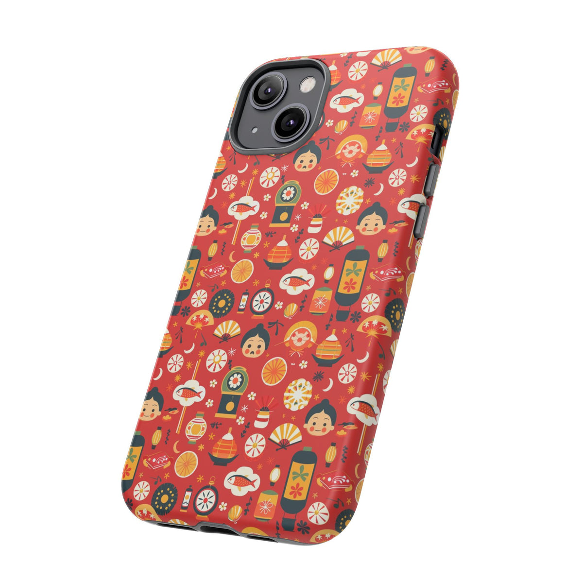 Japanese Pattern Phone Case – Elegant & Timeless Design for Your Phone 087