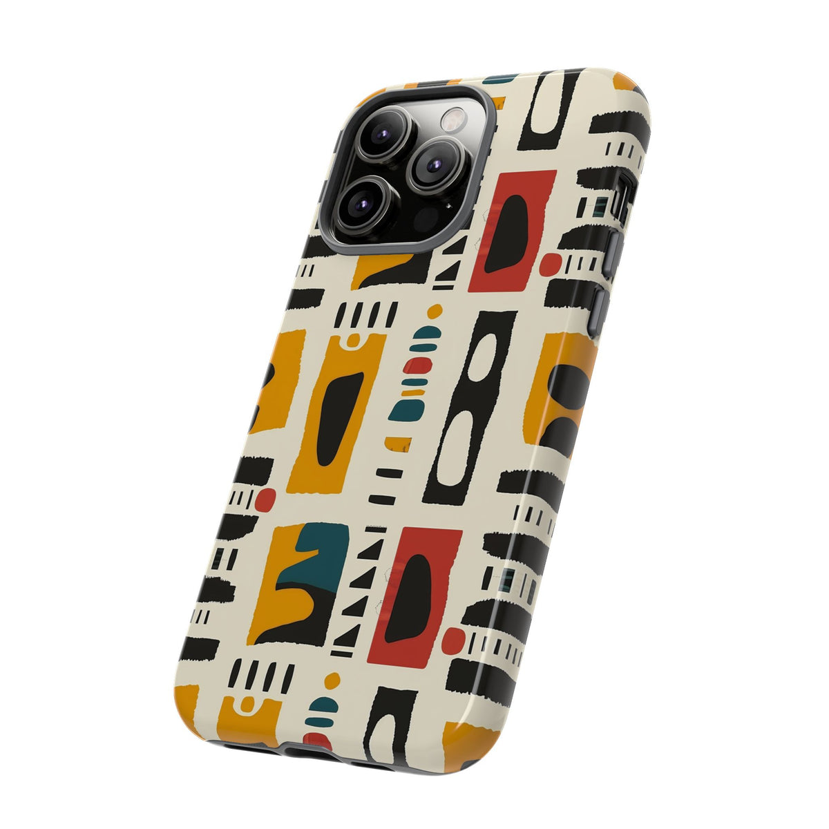 Stylish African Pattern Phone Case – Unique and Vibrant Protection 260