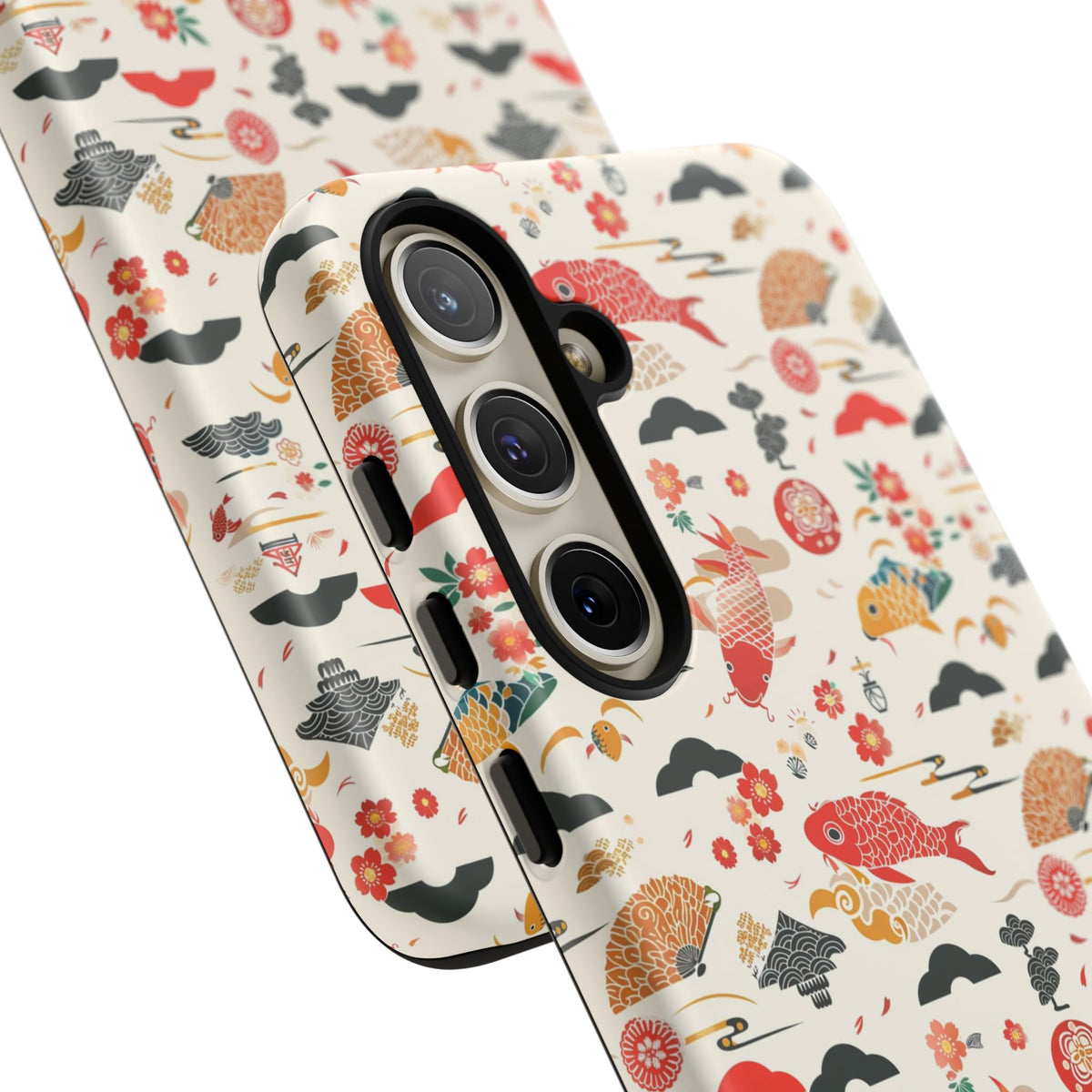 Japanese Pattern Phone Case – Elegant & Timeless Design for Your Phone 154