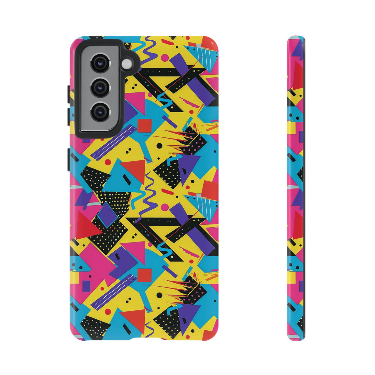 90s Themed Seamless Pattern Phone Case – Embrace Retro Style and Protection 223