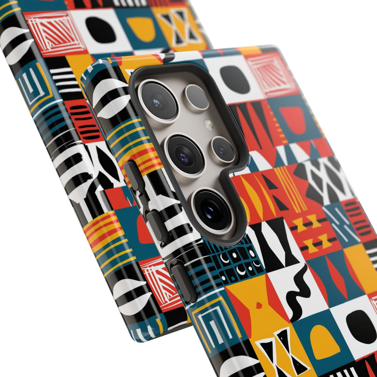 Stylish African Pattern Phone Case – Unique and Vibrant Protection 076