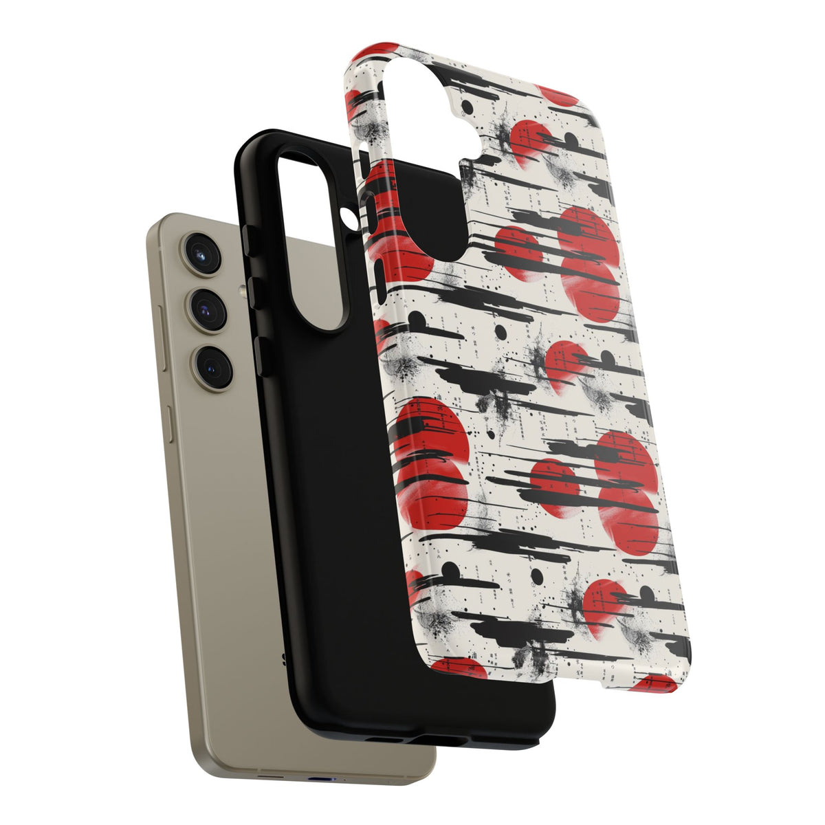 Japanese Pattern Phone Case – Elegant & Timeless Design for Your Phone 053