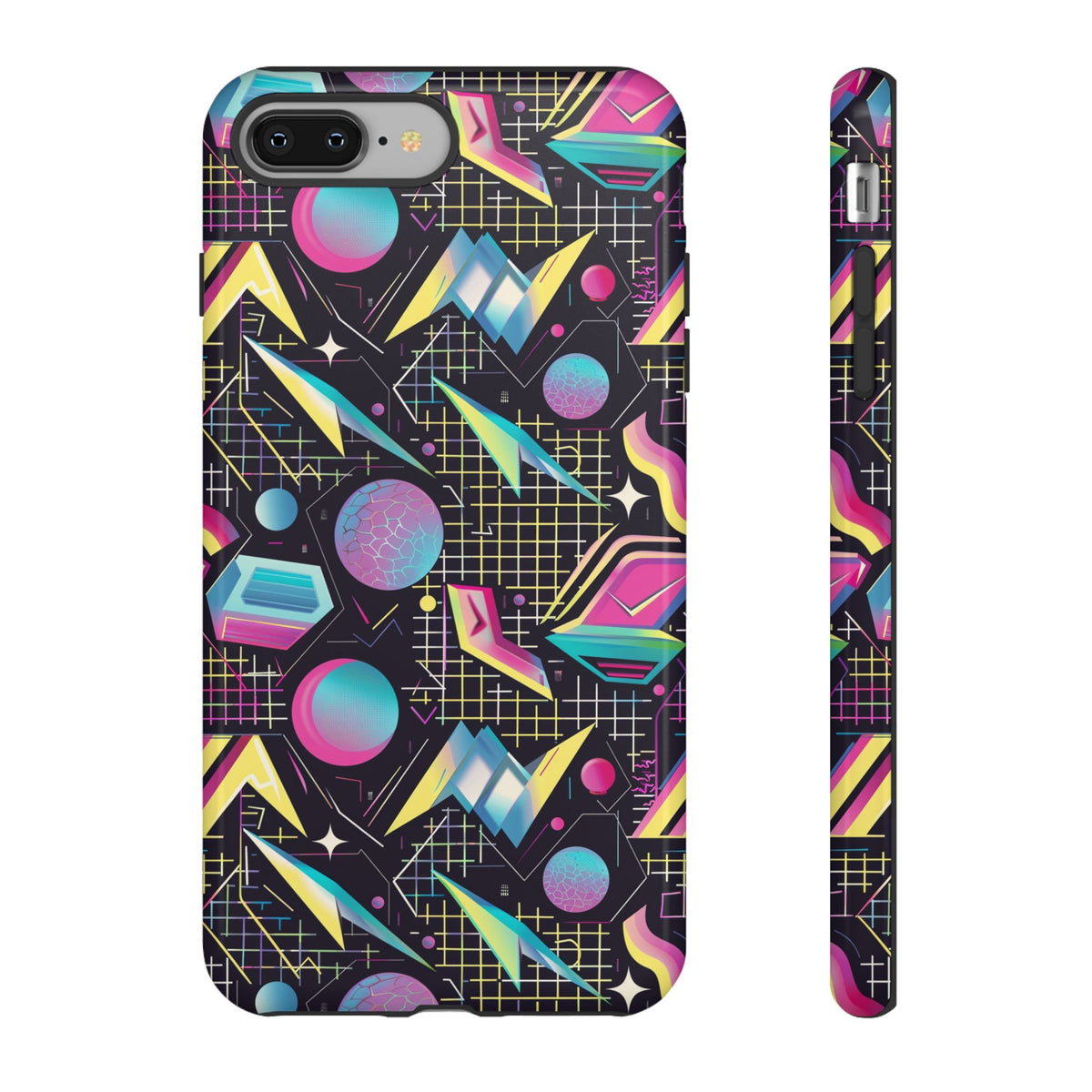 Retro 80s Seamless Phone Case – Vintage Style Meets Modern Protection 086