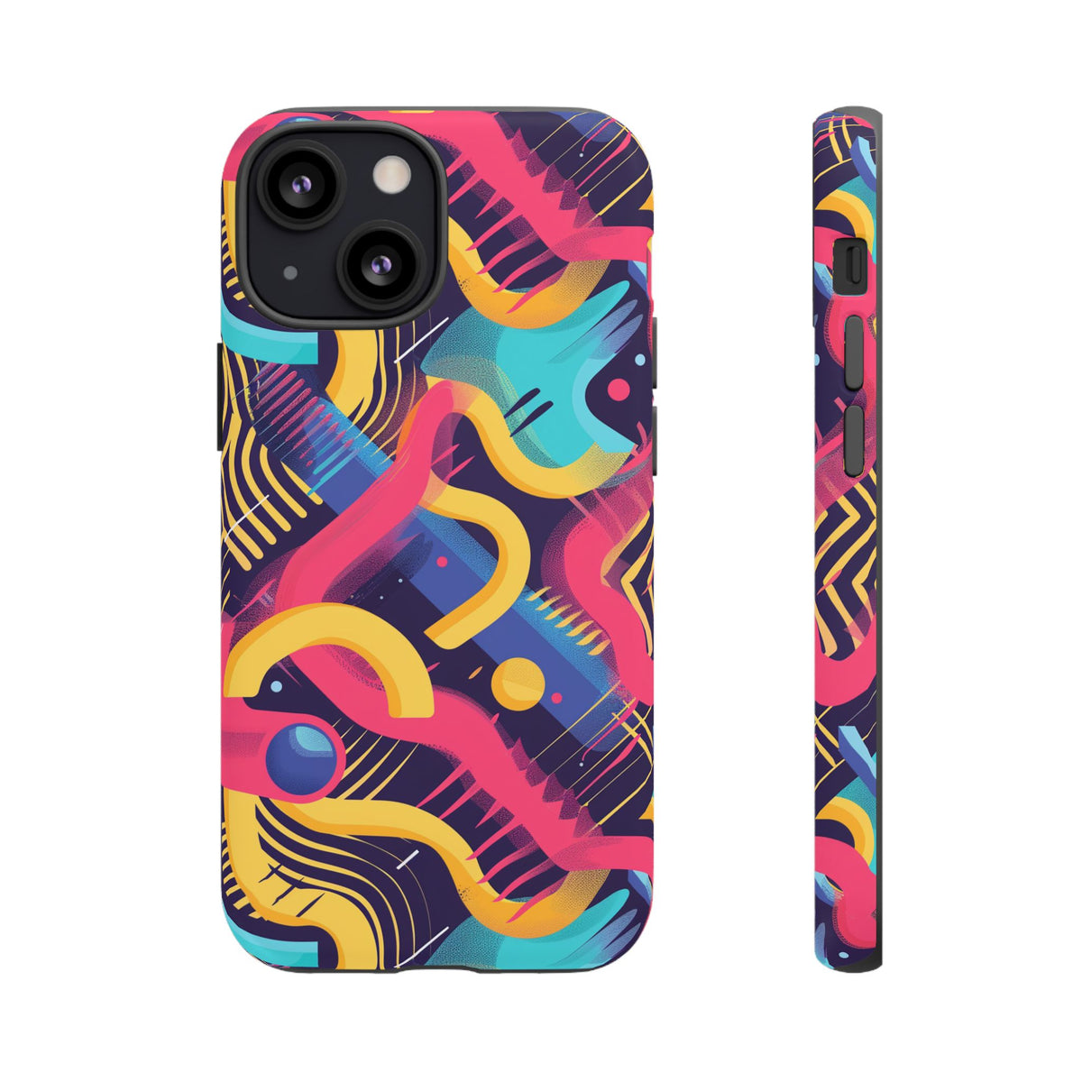 Retro 80s Seamless Phone Case – Vintage Style Meets Modern Protection 2