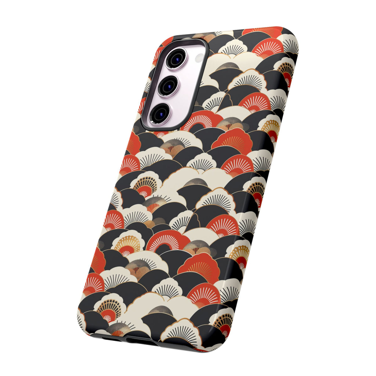 Japanese Pattern Phone Case – Elegant & Timeless Design for Your Phone 080