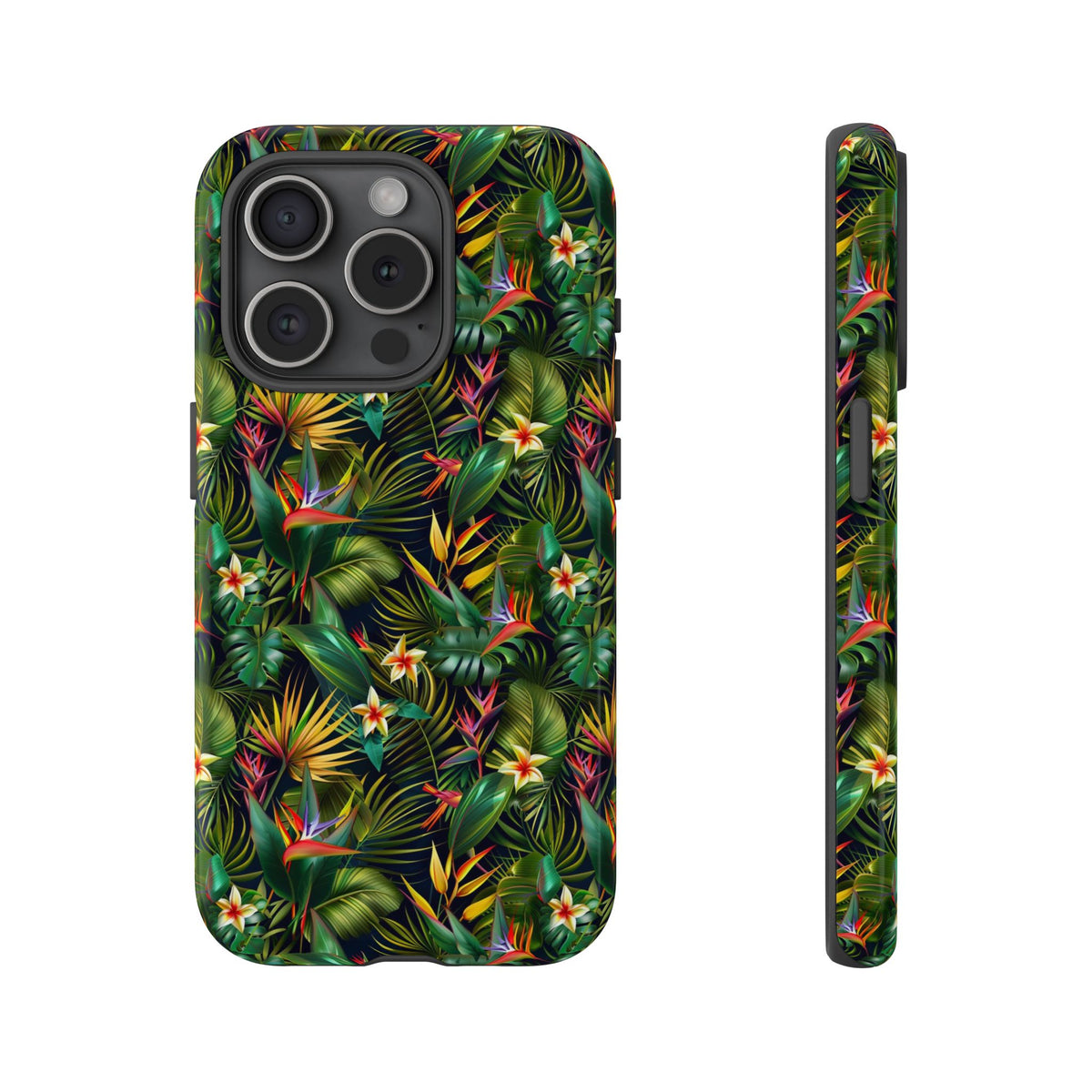 Jungle Pattern Phone Case – Exotic & Lush Design for Your Phone 348